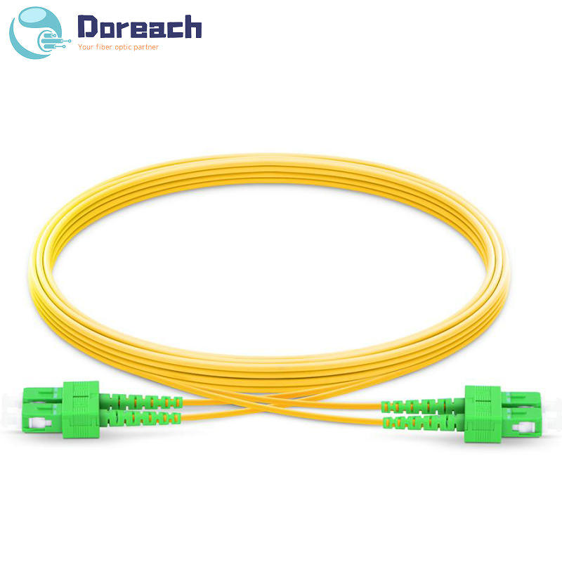 Fiber optic patch cord SC APC 